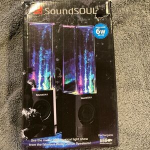 NIB - Sound soul dancing water speakers -see pictures for specifications
